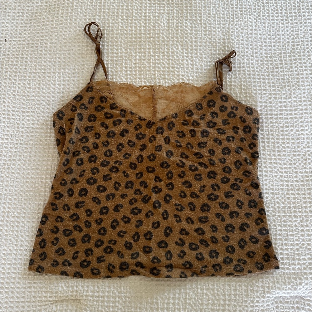 leopard print tank top